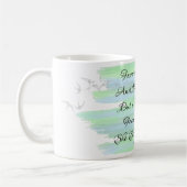 Proverbs 31 Godly Woman Blue Waterverf Quote Mok (Links)