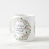 Proverbs 31 Haar kinderen noemen haar ontzegd Koffiemok (Voorkant links)