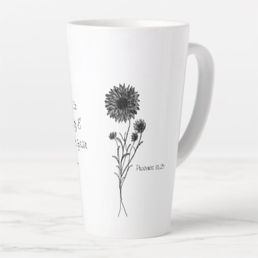 Proverbs 31 Latte Mok (Rechterhoek)