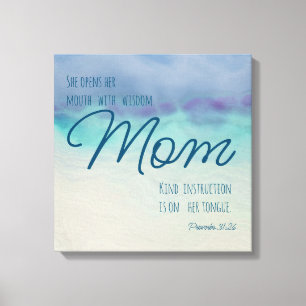 Proverbs 31 mam canvas afdruk