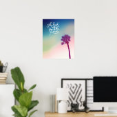 Proverbs 31 Palm Sunset Poster (Thuiskantoor)