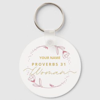 Proverbs 31 vrouw Christelijk Bijbelvers Sleutelhanger
