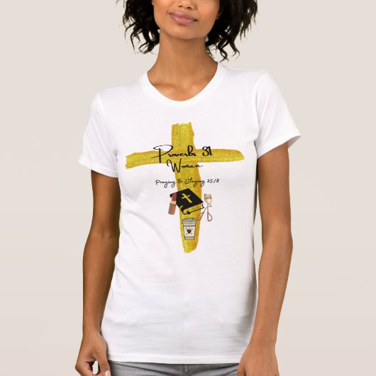 Proverbs 31 Vrouw T-Shirt (Voorkant)