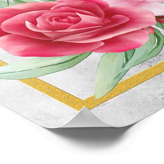 Proverbs 31 Vrouw van het Canvas van de Waterverf  Poster (Hoek)