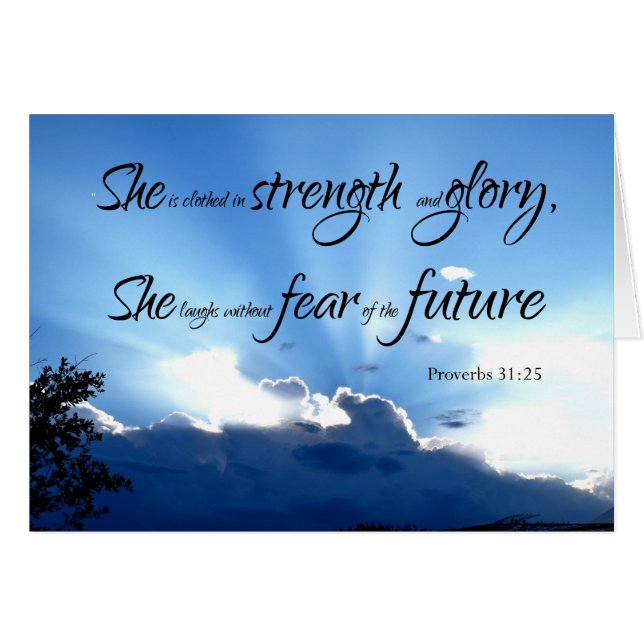Proverbs 31 Woman Gift (Voorkant Horizontaal)