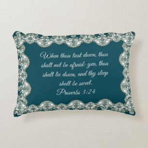 Proverbs 3:24 accent kussen