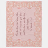 Proverbs 3:24 deken (Voorkant)