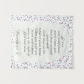 Proverbs 3:3–4 Floral Scripture  Wandkleed (Voorkant (horizontaal))