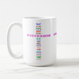 Proverbs 3:5-6 - 15 oz. Mok