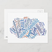 Proverbs 3:5-6 briefkaart (Voorkant / Achterkant)