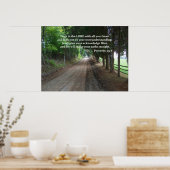 Proverbs 3:5-6 Christelijk Bijbelverse Poster (Keuken)