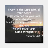 Proverbs 3:5-6 magneet (Voorkant)