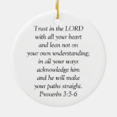 Proverbs 3:5-6 Ornament (Achterkant)