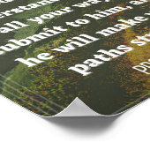 Proverbs 3:5-6 poster (Hoek)