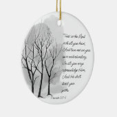 Proverbs 3:5-6 Trust in the Lord Keramisch Ornament (Rechts)