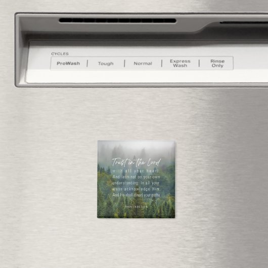 Proverbs 3:5-6 Vertrouwen in de Heer Magneet (Insitu (Vaatwasser))