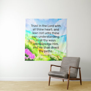 Proverbs 3:5-6 wandkleed