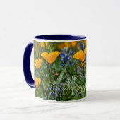 Proverbs 3:5 California Poppies Coffee Mok (Voorkant links)