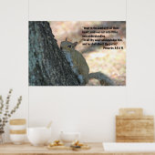 Proverbs 3:5 en 6 Poster voor scripts (Keuken)