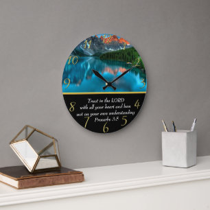 Proverbs 3:5-meer in de mondholte grote klok