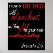 Proverbs 3:5 poster (Voorkant)