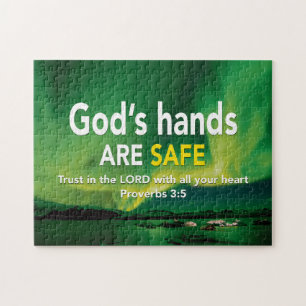 Proverbs 3:5 TRUST IN DE LORD Christelijk Legpuzzel