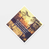 Proverbs 4:18 Pad van de Righteous Bible Verse Servet (Hoek)