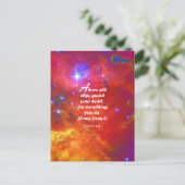 Proverbs 4:23 briefkaart (Staand voorkant)