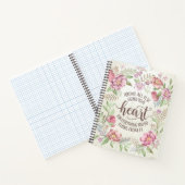 Proverbs 4:23 - Guard Your Heart For Notitieboek (Binnen)