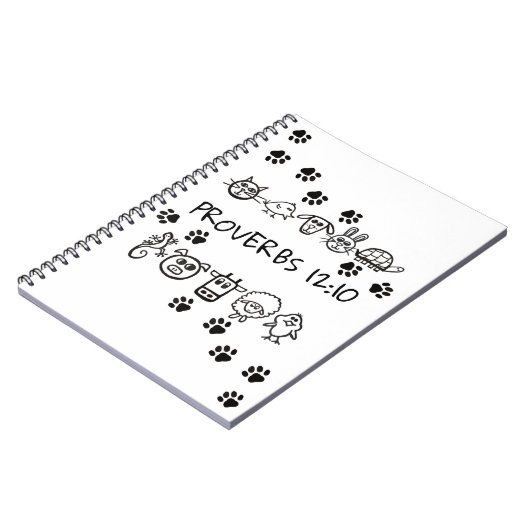 PROVERBS de Brimley 12:10 ~ Carnet (Côté gauche)