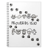 PROVERBS de Brimley 12:10 ~ Carnet (Devant)