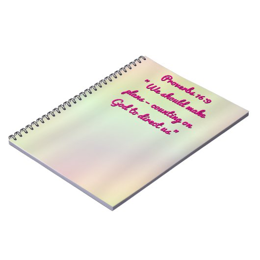 proverbs notitieboek (Linkerzijde)