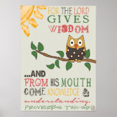 Proverbs Poster 2:6 (Voorkant)
