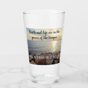 Proverbs Power of the Tongue Foto of Ocean Glas