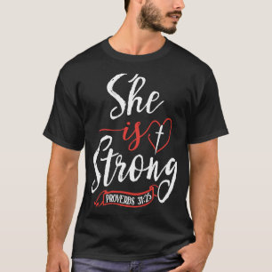 Proverbs Ze is Sterke Proverbs 3125 T-shirt