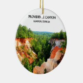 PROVIDENCE CANYON - Lumpkin, Georgia Keramisch Ornament (Rechts)