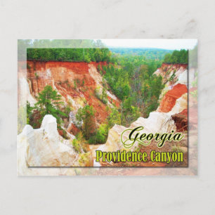 Providence Canyon State Park, Georgia Briefkaart