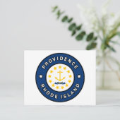 Providence Rhode Island Briefkaart (Staand voorkant)