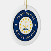 Providence Rhode Island Keramisch Ornament (Rechts)