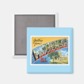 Providence, Rhode Island Magnet Magneet (Voorkant / Achterkant)