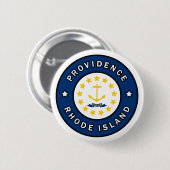 Providence Rhode Island Ronde Button 5,7 Cm (Voorkant /achterkant)