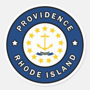 Providence Rhode Island Ronde Sticker