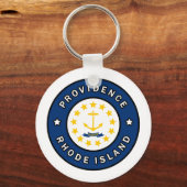 Providence Rhode Island Sleutelhanger (Achterkant)