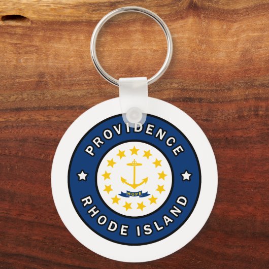 Providence Rhode Island Sleutelhanger (Achterkant)
