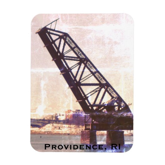 Providence, Rhode Island "Stuck-Up Bridge" Magneet (Verticaal)