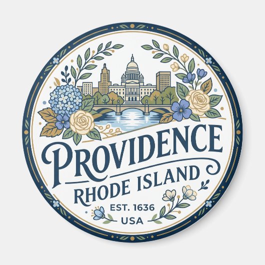 Providence, Rhode Island VS Magneet (Voorkant)