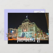 Providence RI Briefkaart (Voorkant / Achterkant)