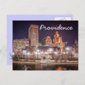 Providence RI Briefkaart (Voorkant / Achterkant)