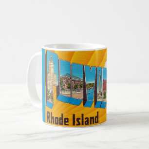 Providence RI Retro Postkaart Mok