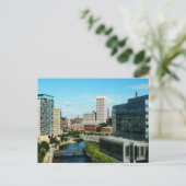 Providence RI Skyline Briefkaart (Staand voorkant)